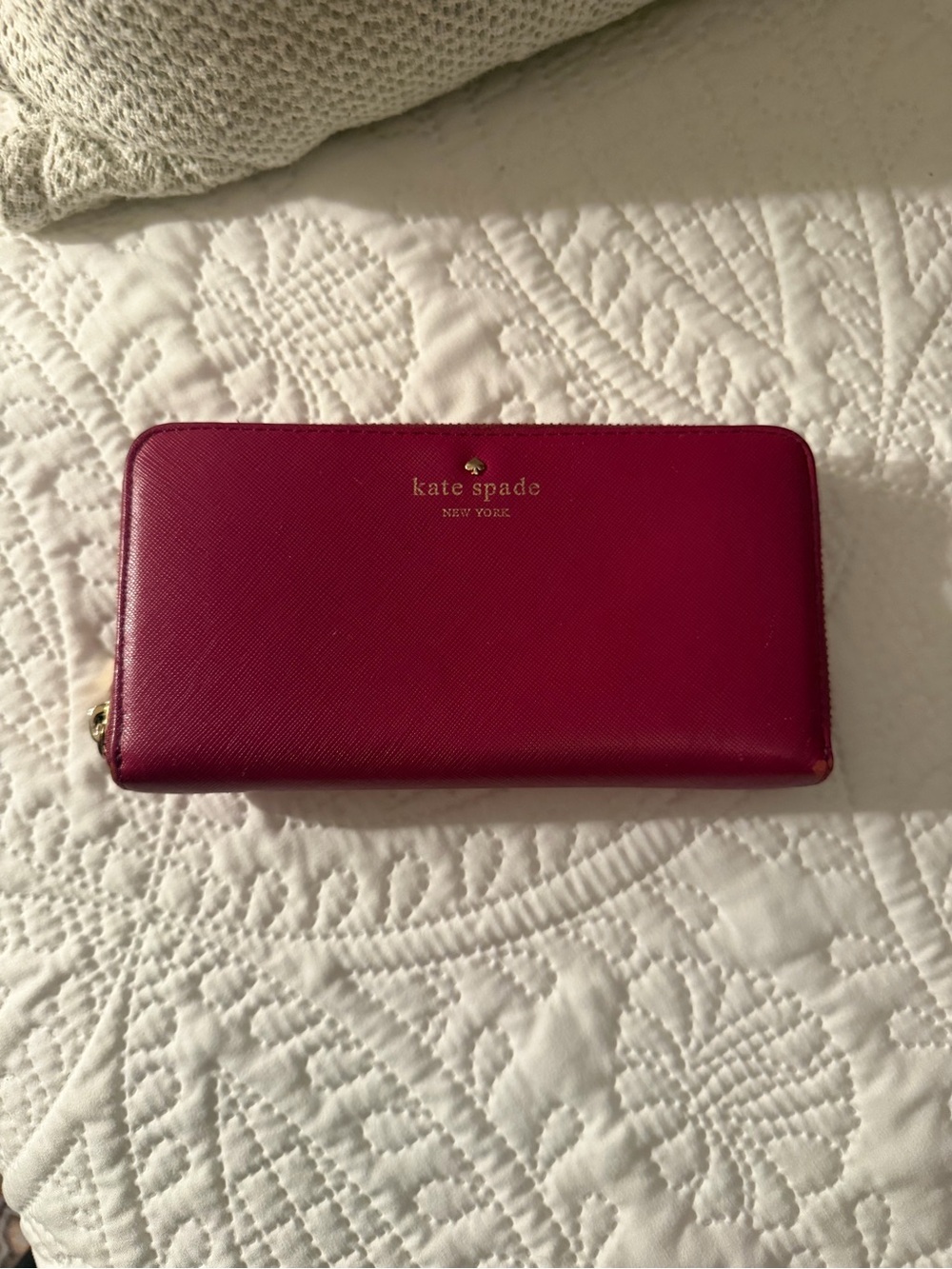 Kate Spade burgundy wallet